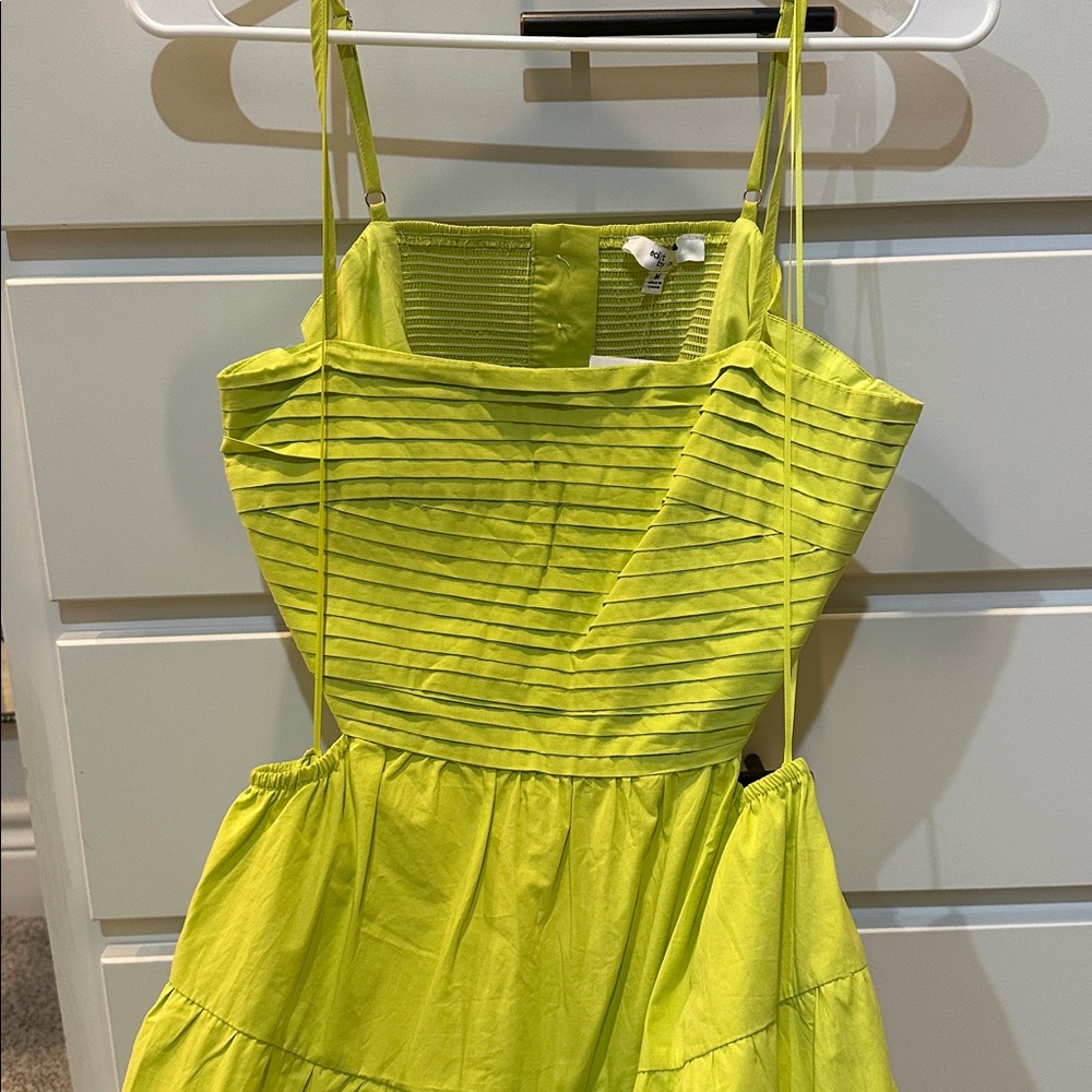 Lime Cutout Maxi Dress - Picture 5 of 9